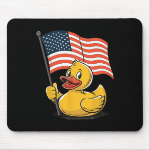 Rubber Anka USA flagga Independence day Bath Anka Musmatta