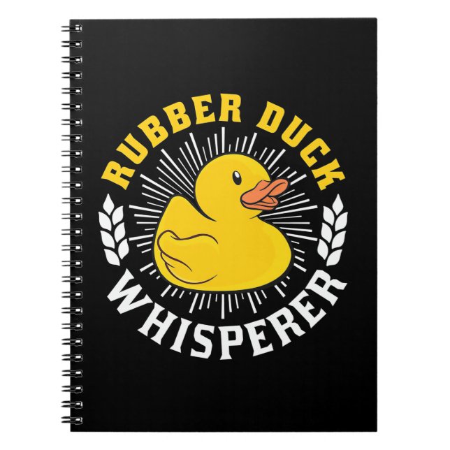 Rubber Anka Whisperer Anteckningsbok (Framsidan)
