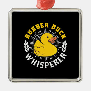 Rubber Anka Whisperer Julgransprydnad Metall