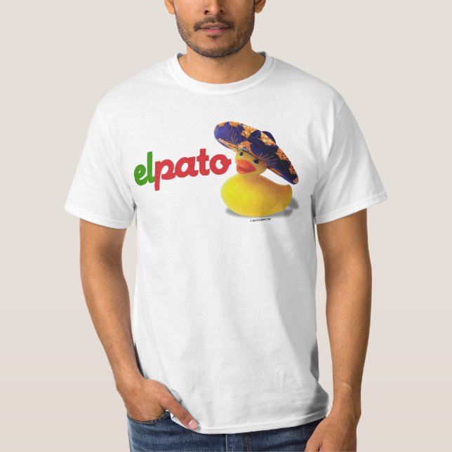 Rubber ankaT-tröja för El Pato T-shirt (Framsida)
