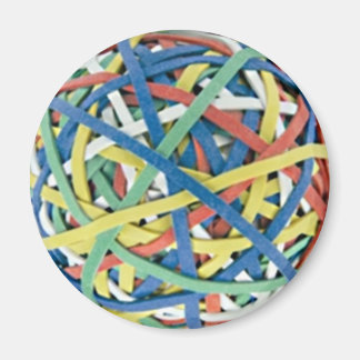 Rubber Band Boll Magnet