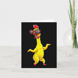 Rubber Chicken Dancing Party Funny Kids Manar Kvin Kort