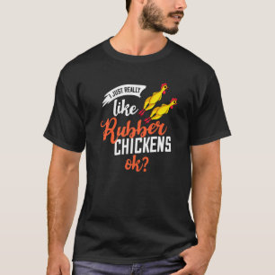 Rubber Chicken Screaming Costume T Shirt
