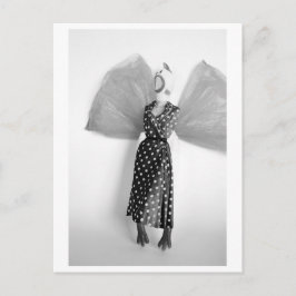 Rubber chicken with wings - Elle - Postcard Vykort