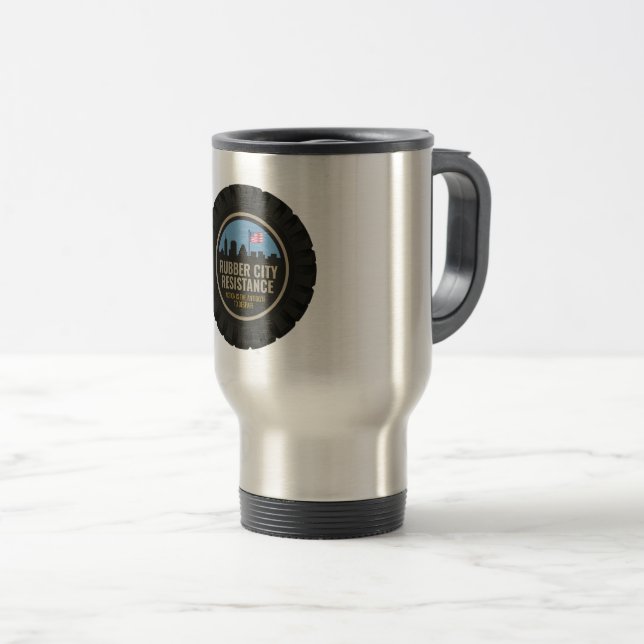 Rubber City Resistance resemål  Resemugg (Framsida höger)