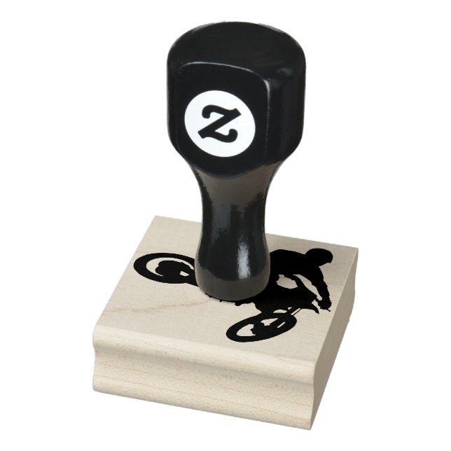 Rubber Dirt Bike Frimärke Stämpel (Stämpel)