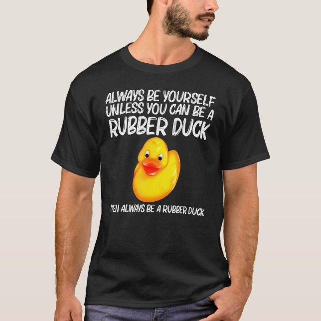 Rubber Duck For Men Women Kids Rubber Ducks Duckie T Shirt (Framsida)