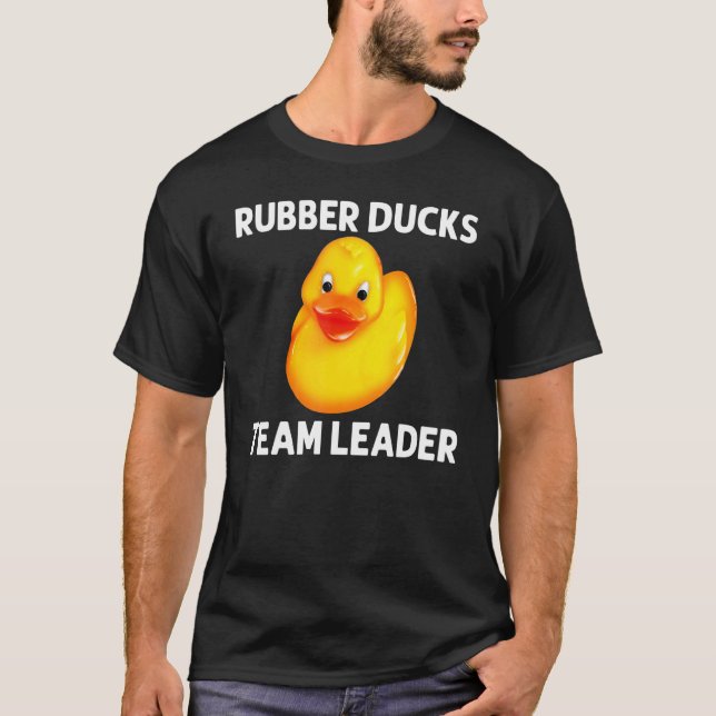 Rubber Duck For Men Women Kids Rubber Ducks Duckie T Shirt (Framsida)