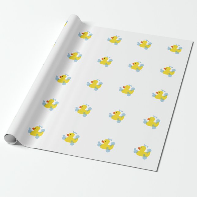 Rubber Duck Presentpapper (Utrullad)