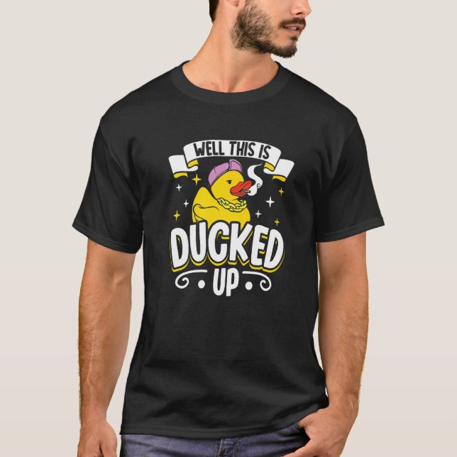 Rubber Duck Rubber Ducks Duck  Bathroom Bubble  1 T Shirt (Framsida)