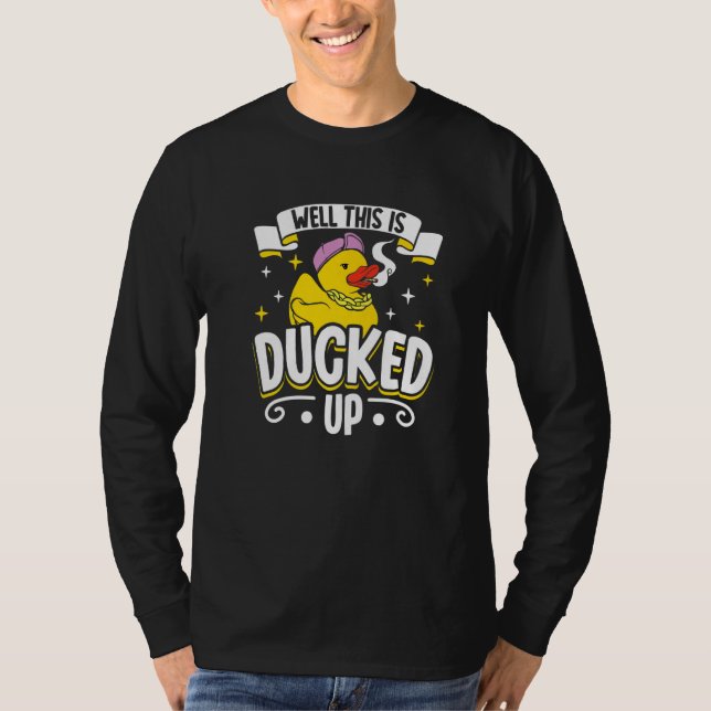 Rubber Duck Rubber Ducks Duck  Bathroom Bubble  1 T Shirt (Framsida)