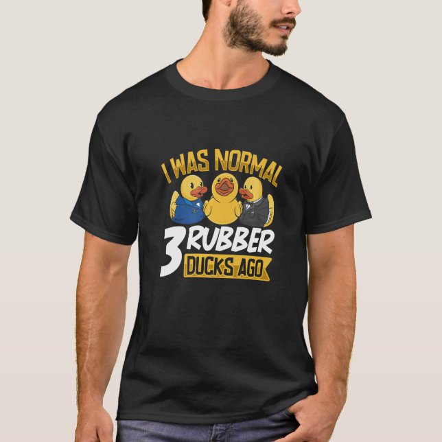 Rubber Duck Rubber Ducks Duck  Bathroom Bubble T Shirt (Framsida)