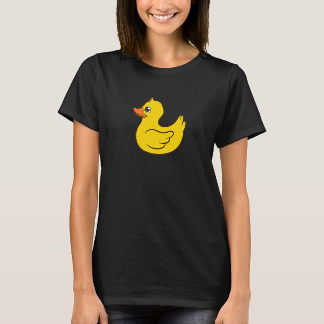 Rubber Duck Spirit Animal  Duck T Shirt (Framsida)