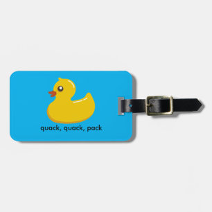 Rubber Duckie bagagemärkre Bagagebricka