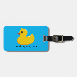 Rubber Duckie bagagemärkre Bagagebricka