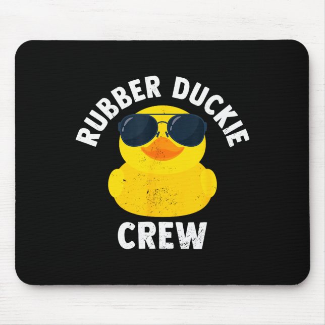 Rubber Duckie Crew Funny Rubber Duck  Musmatta (Framsidan)