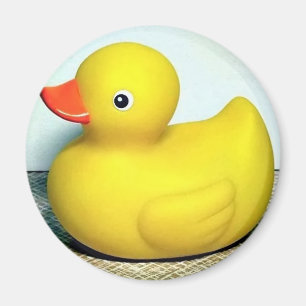 Rubber Duckie Cute Kids Leksak Magnet