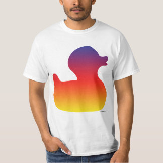 Rubber Duckie för regnbåge T-tröja T Shirt