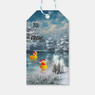 Rubber duckie jul presentetikett