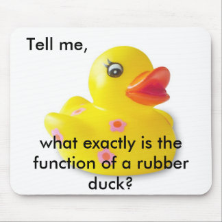 Rubber Duckie Mousepad Musmatta