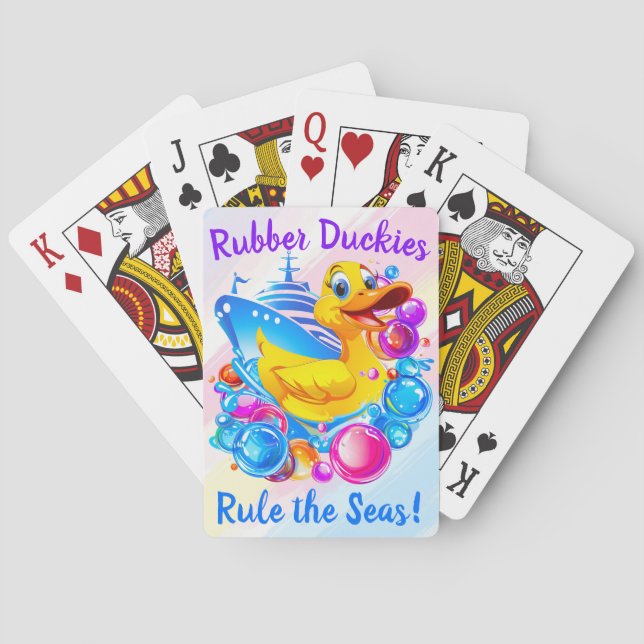 Rubber Duckies Regel för sjöparkeringskort Casinokort (Baksidan)