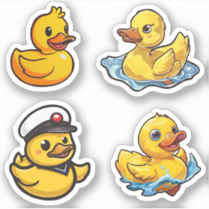 Rubber Duckies Stiickers Klistermärken