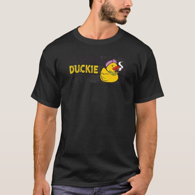 Rubber Duckling Rubber Duckie Crew för barn 1 T Shirt (Framsida)