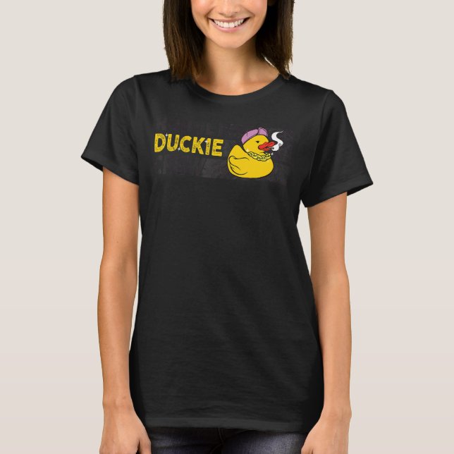 Rubber Duckling Rubber Duckie Crew för barn T Shirt (Framsida)