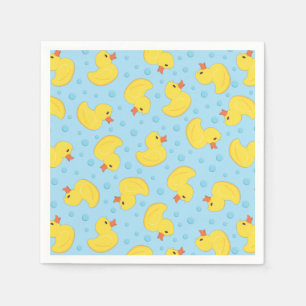 Rubber Ducky 1:a födelsedagen Party Kids Baby Pappersservett