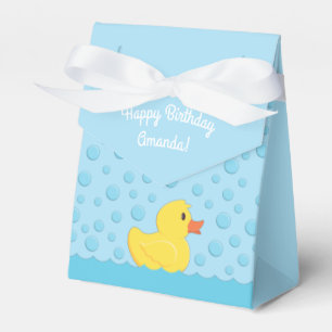 Rubber Ducky 1:a födelsedagen Party Kids Baby Presentaskar