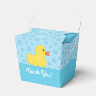 Rubber Ducky 1:a födelsedagen Party Kids Baby Presentaskar