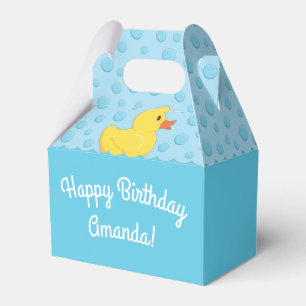 Rubber Ducky 1:a födelsedagen Party Kids Baby Presentaskar