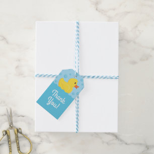 Rubber Ducky 1:a födelsedagen Party Kids Baby Presentetikett