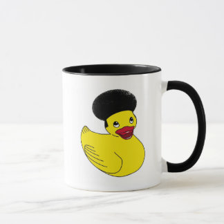 Rubber Ducky afro- mugg