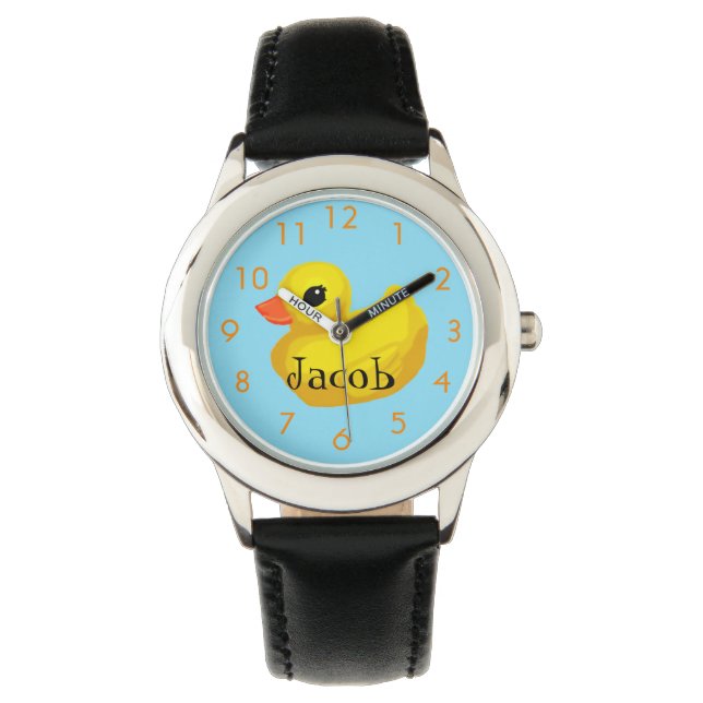 "Rubber Ducky" Anpassningsbar Barn Watch Armbandsur (Framsida)