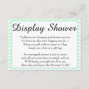 Rubber Ducky Baby Shower Visning Card Tilläggskort