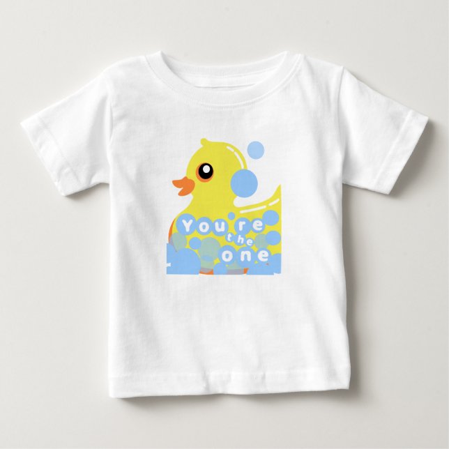 Rubber Ducky baby-/småbarnT-tröja Tee Shirt (Framsida)