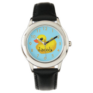 "Rubber Ducky" beställnings- barnklocka Armbandsur