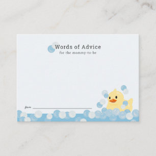 Rubber Ducky Boy Blue Shower Adapter Tilläggskort