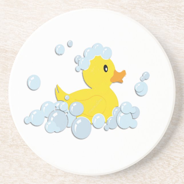 Rubber Ducky bubblar in Underlägg Sandsten (Framsidan)