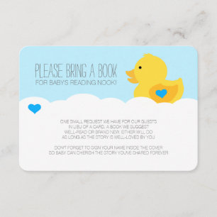 Rubber Ducky Bubble Bath Boy Shower-hölje Tilläggskort
