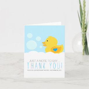Rubber Ducky Bubble Bath Boy Shower Tack Kort
