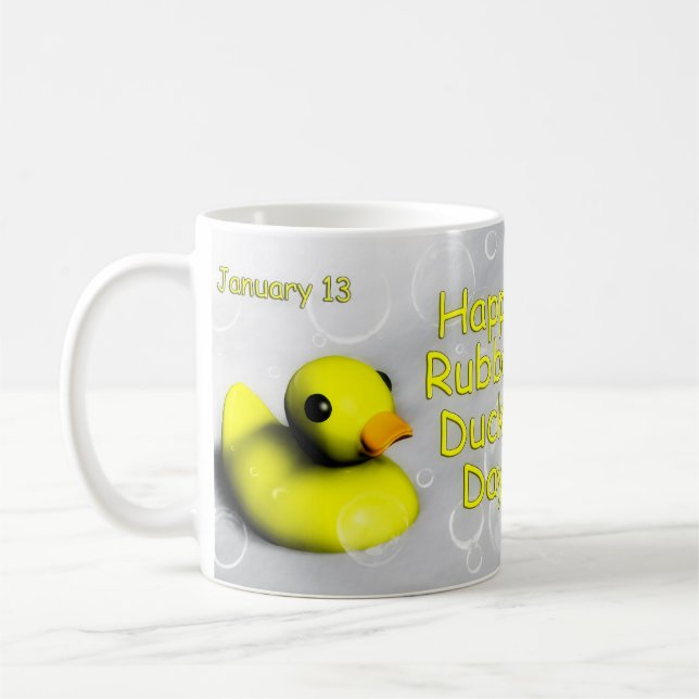 Rubber Ducky dagmugg~ Januari 13 Kaffemugg (Vänster)