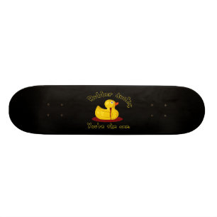 Rubber Ducky, du är den där - Bleeding Anka Old School Skateboard Bräda 21,6 Cm