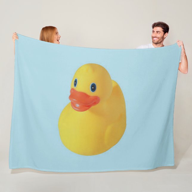 Rubber Ducky Fleecefilt (På plats)