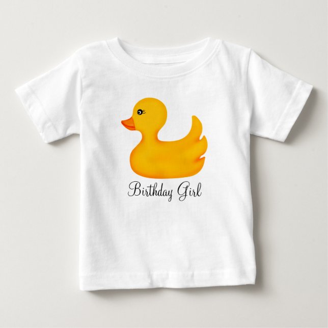Rubber Ducky födelsedagT-tröja T-shirt (Framsida)