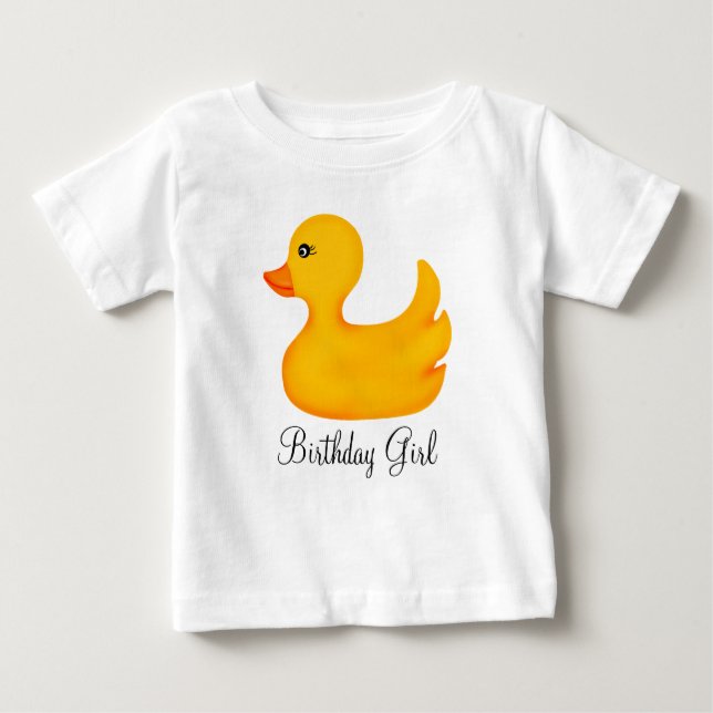 Rubber Ducky födelsedagT-tröja Tee (Framsida)