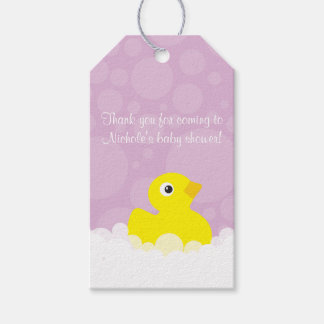 Rubber Ducky Gift Märkre - Lilac Presentetikett