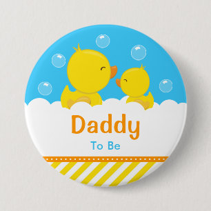 Rubber Ducky Gult och Blue Pappa ska vara Knapp