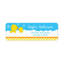 Rubber Ducky Gult och Blue